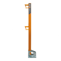 Support de garde-corps pour traverses d’acier 1,69" et 1,25". Fixation au sol avec vis d’ancrage. Conforme CNESST, OSHA. Livraison rapide au Québec.