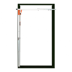 Point d’ancrage pour protection contre les chutes en cage d’ascenseur. Léger, sécuritaire, aucun assemblage. Conforme CNESST, CAN/CSA et OSHA.